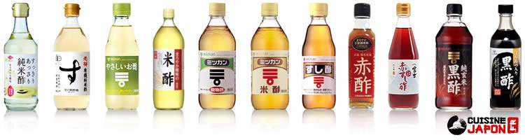 les vinaigres de riz japonais