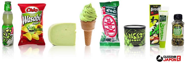 Quelques produits dérivés du wasabi