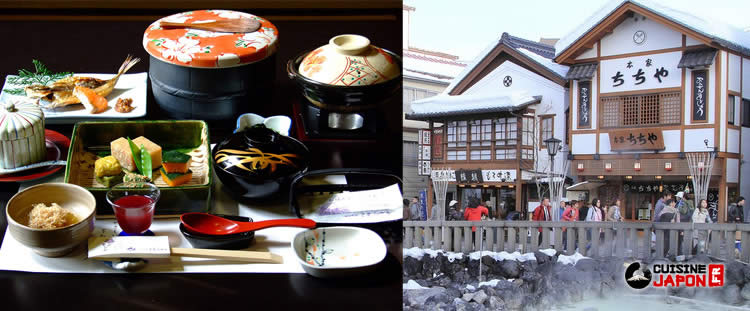 ryokan restaurant au japon