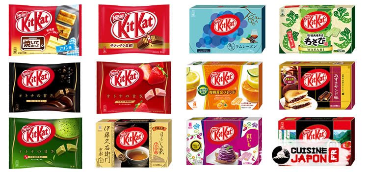 kit kat japon 10 produits alimentaires à ramener du Japon