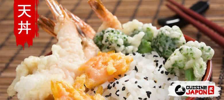 ten don tempura donburi riz japonais