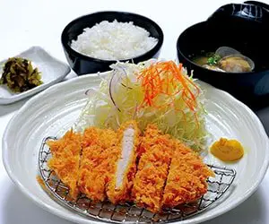 tonkatsu riz soupe miso