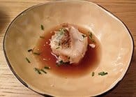 agedashi tofu presentation