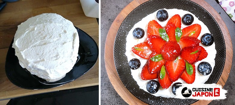 recette fraisier japonais shortcake