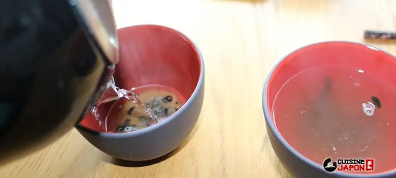 recette soupe miso express étape 2