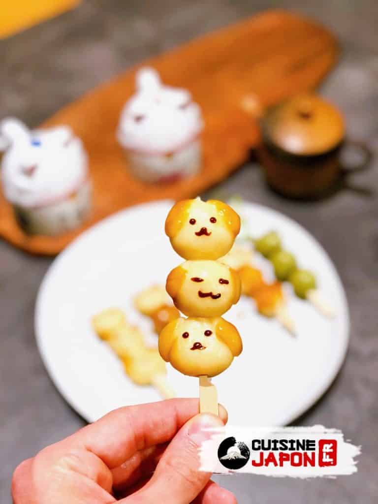 recette dango anko sesame noir matcha mitarashi kawaii