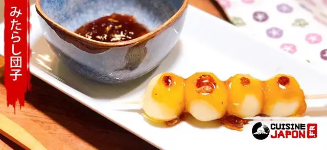 recette mitarashi dango dessert japonais