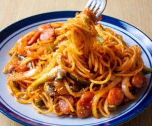 Napolitan, spaghetti à la japonais