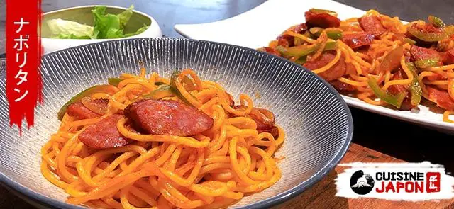 recette naporitan, spaghetti à la japonaise