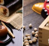 setsubun fête du lancer de haricots blancs grillés