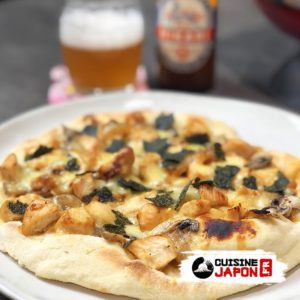 recette pizza teriyaki japonaise