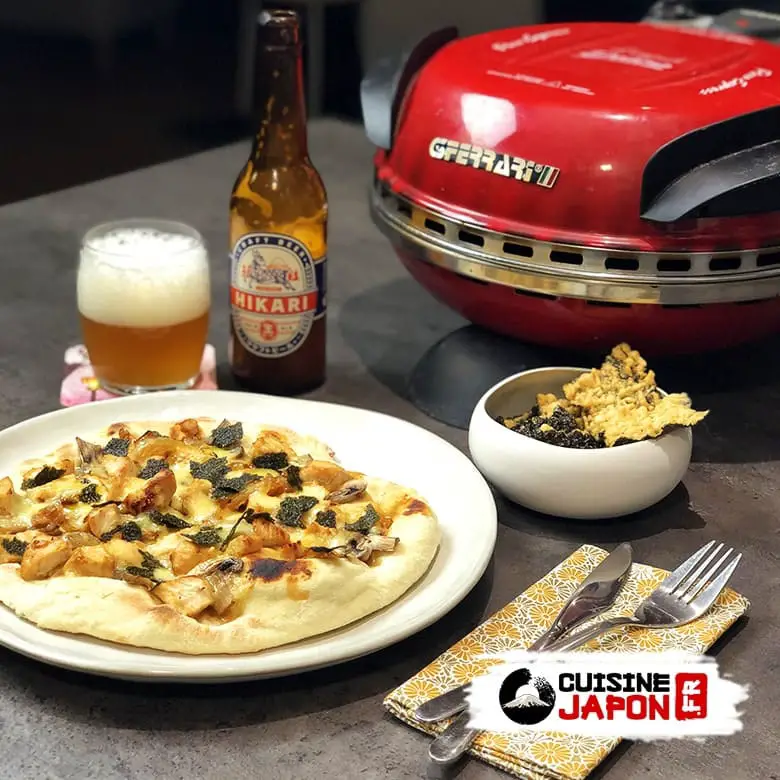 recette pizza teriyaki japonaise