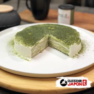 Recette matcha mille crêpes japonaise