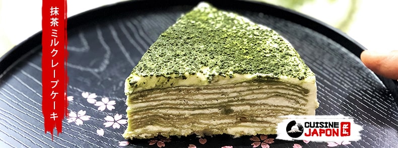 dessert japonais matcha mille crêpes