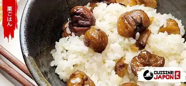 kuri gohan recette riz japonais châtaigne