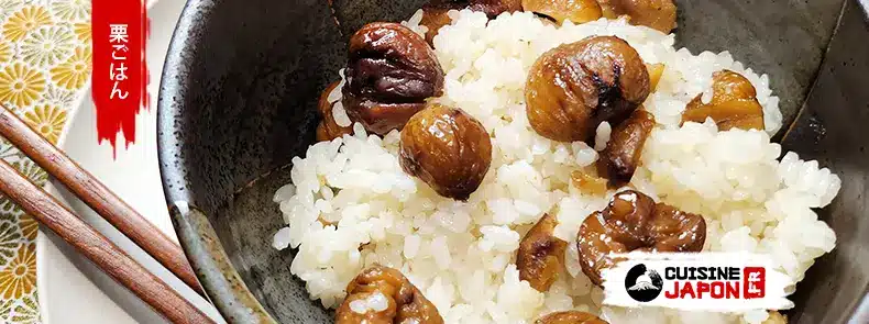 kuri gohan recette riz japonais châtaigne