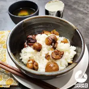 kuri gohan recette riz japonais châtaigne