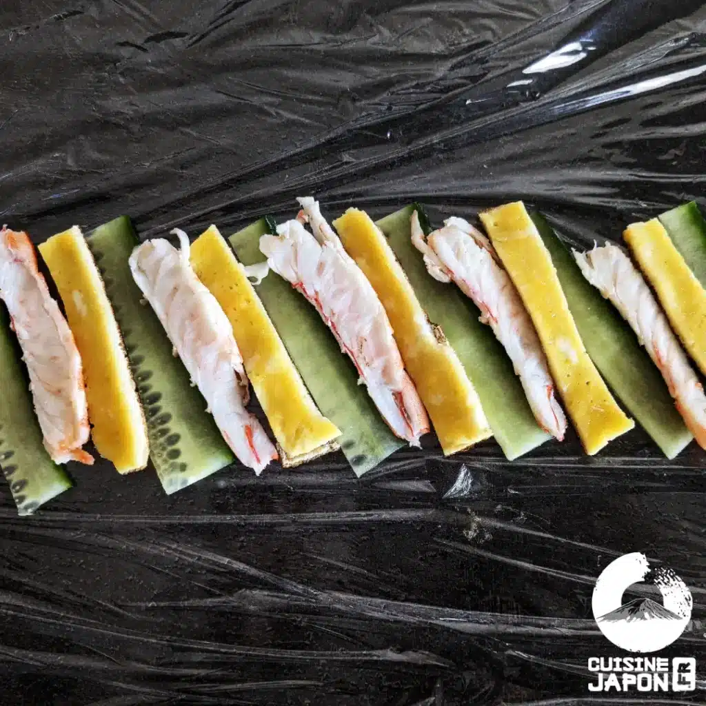 recette japonaise tanuza sushi, ingrédients