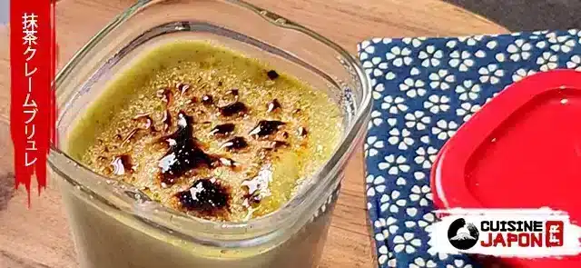 recette japonaise creme brulée au matcha