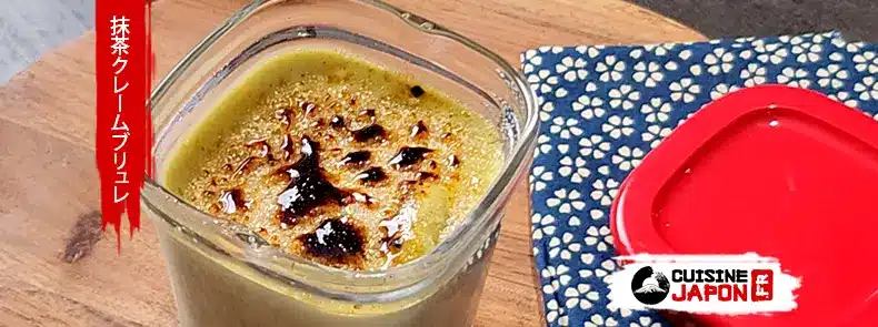 recette japonaise creme brulée au matcha