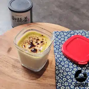 recette japonaise crème brûlée matcha cassonade