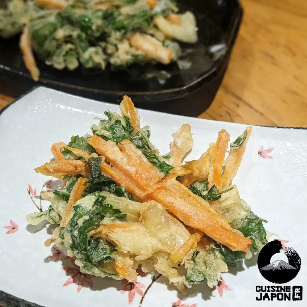 recette kakiage pate tempura legume friture sel gros