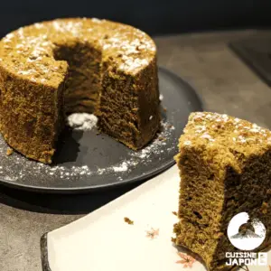 Recette japonaise Chiffon cake au matcha texture spongieuse