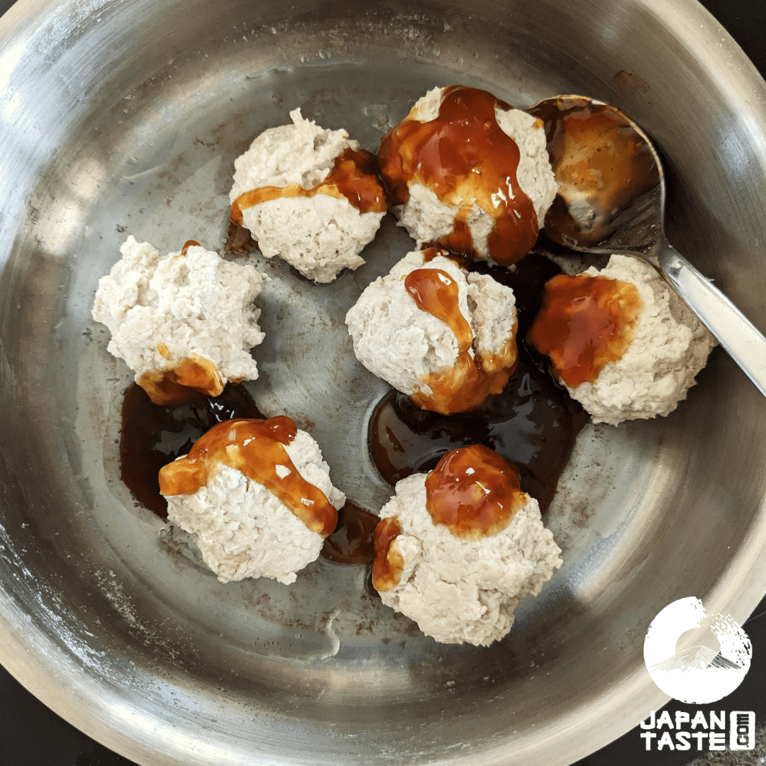 Boulettes de poulet et tofu