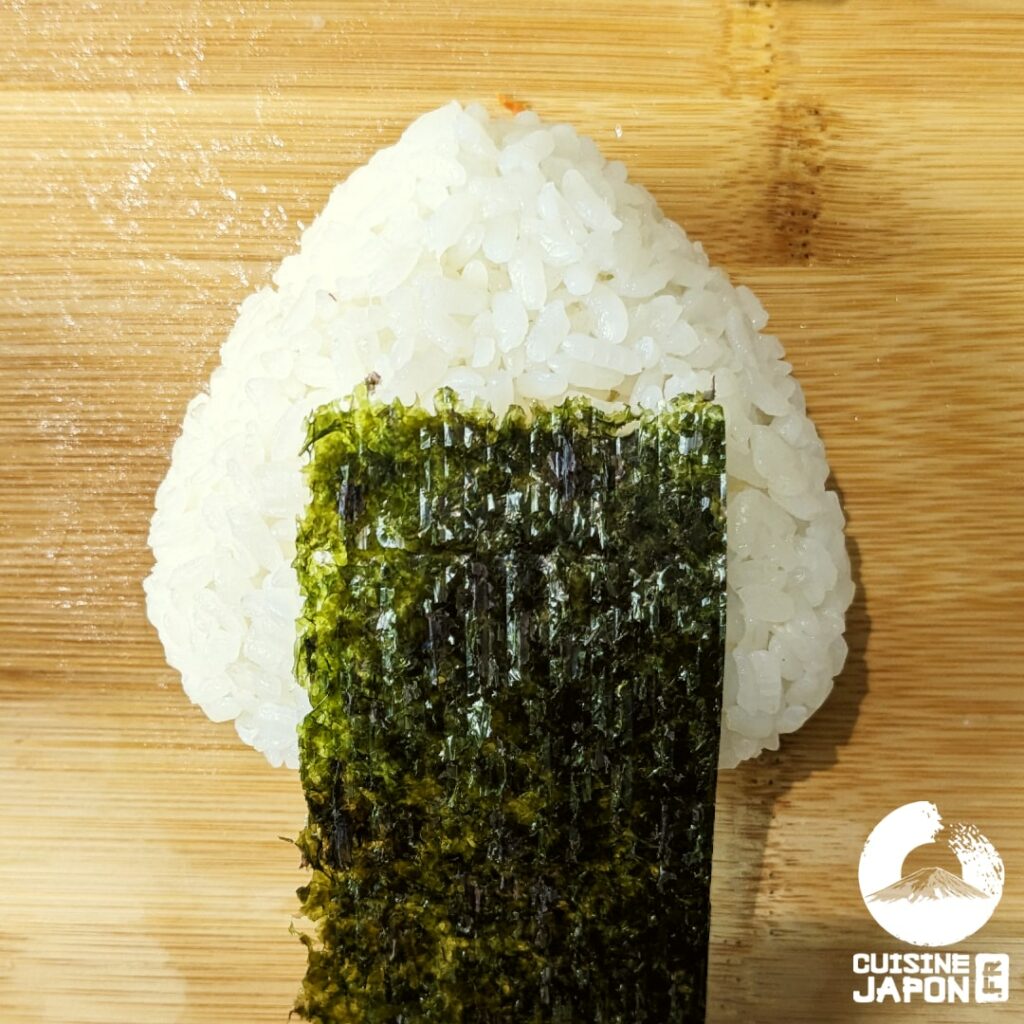 comment faire des onigiri etape nori