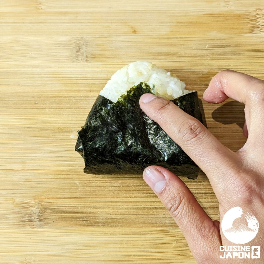 pliage nori onigiri etape 4