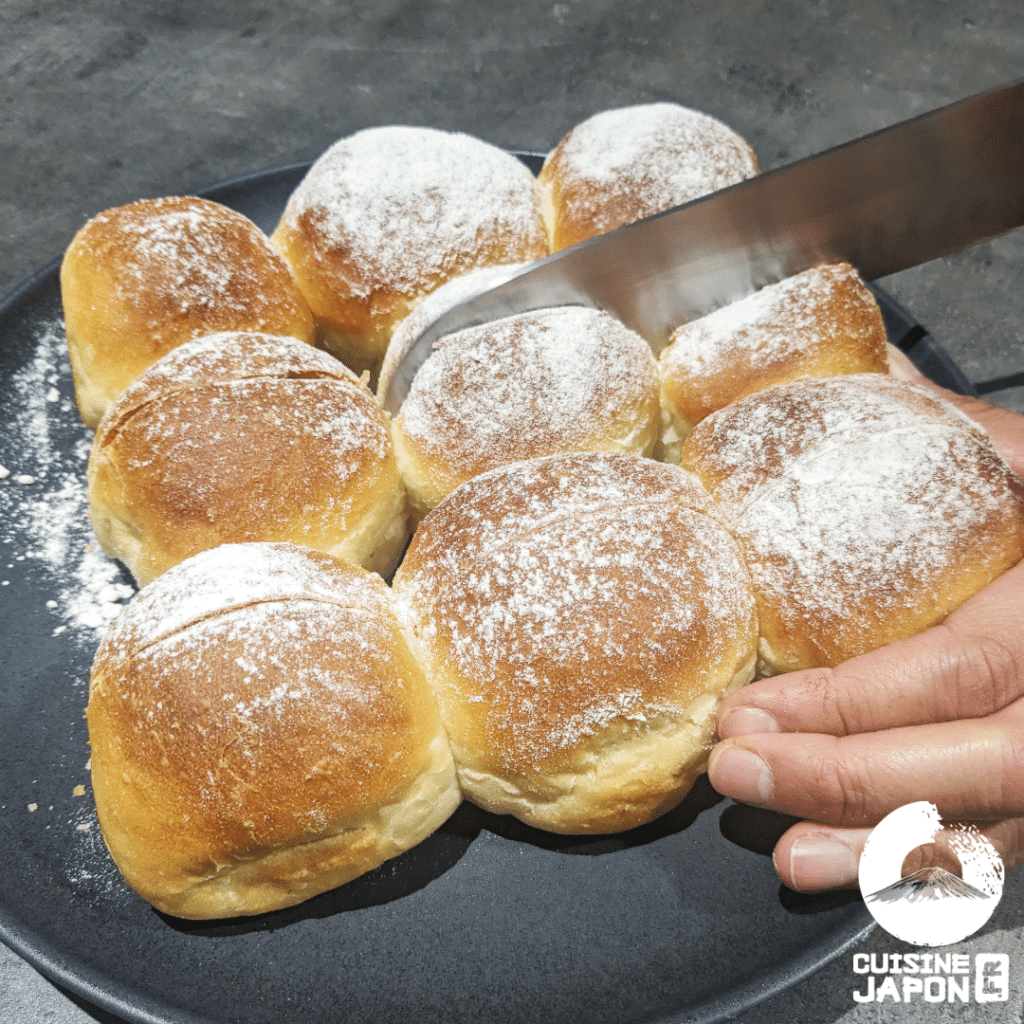 Recette japonaise, chigiri pan, une brioche au lait à partager