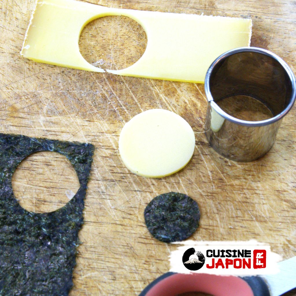 Recette japonaise omurice en forme de carpe pour kodomonohi